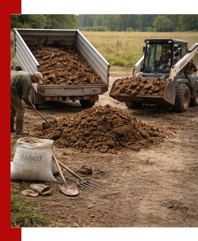 Доставка конского навоза в Юрге с разгрузкой и доставкой на объект