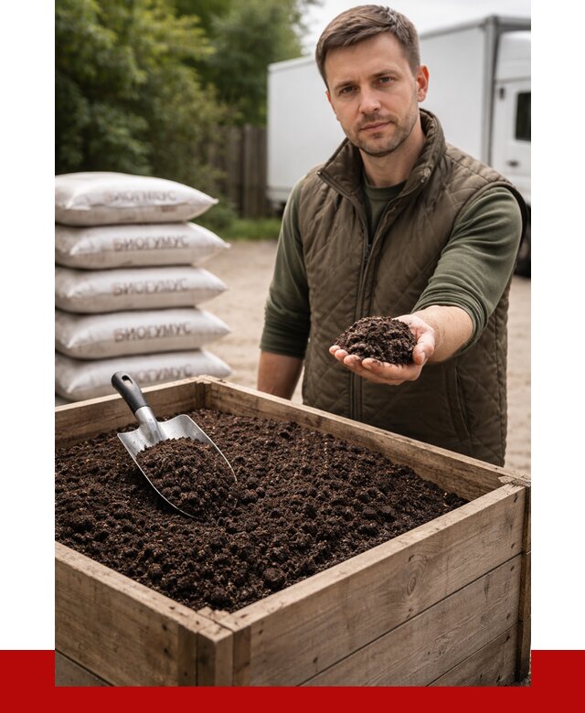 Купить биогумус в Юрге с доставкой от 9092 р. за куб | ПРОНЕРУДЮрг