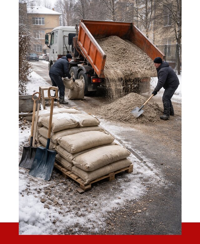 Противогололедные материалы оптом в Юрге от 4492 р. | ПРОНЕРУДЮрг
