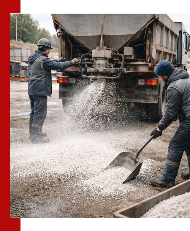 Доставка и продажа хлористого кальция в Юрге