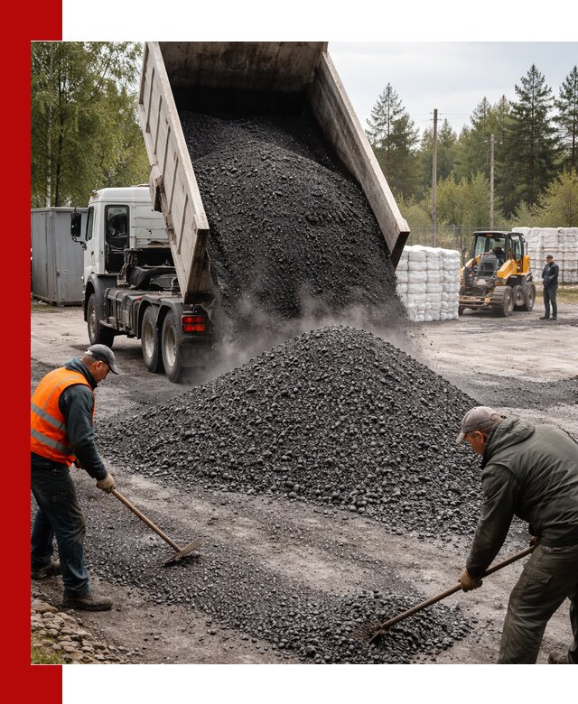 Доставка и продажа асфальтного гранулята в Юрге