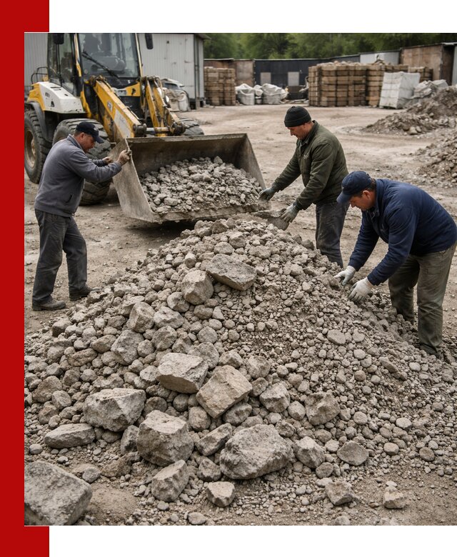 Демонтаж и вывоз бой бетона в Юрге