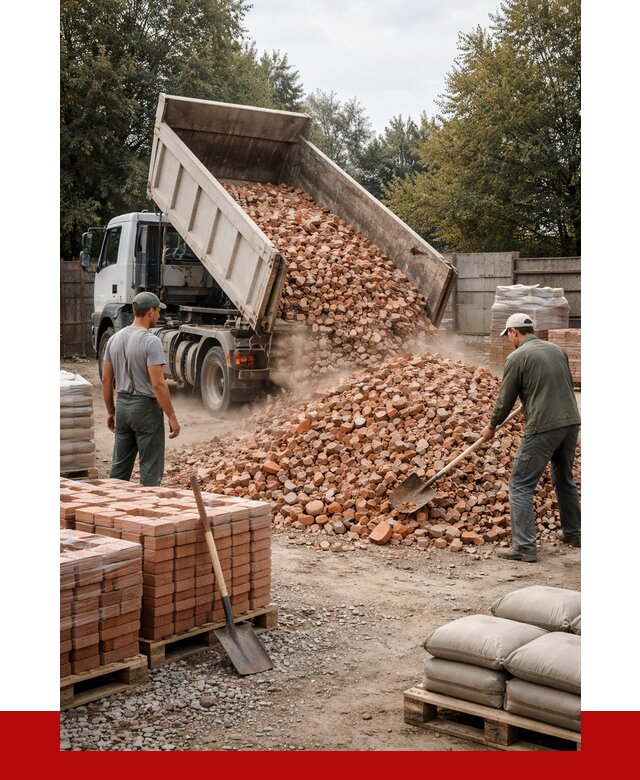 Бой кирпича в Юрге с доставкой от 4492 руб/куб | ПРОНЕРУДЮрг