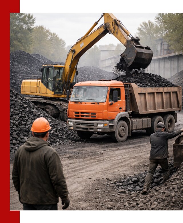 Доставка угля автотранспортом в Юрге быстро и выгодно