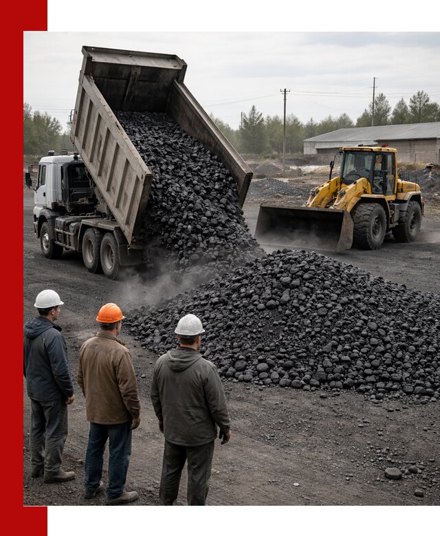 Доставка угля антрацита в Юрге с самосвалами и погрузкой