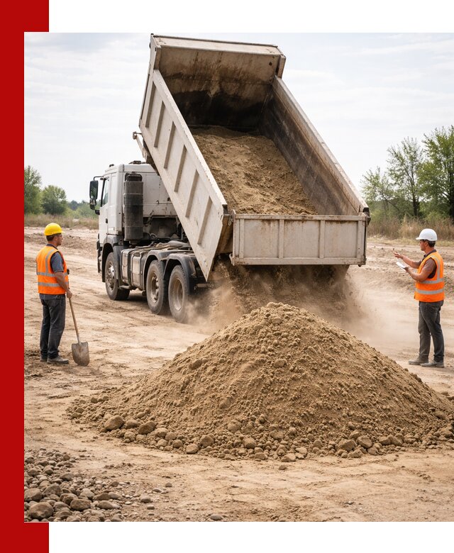 Доставка самосвалом 15 кубов в Юрге за город и по городу