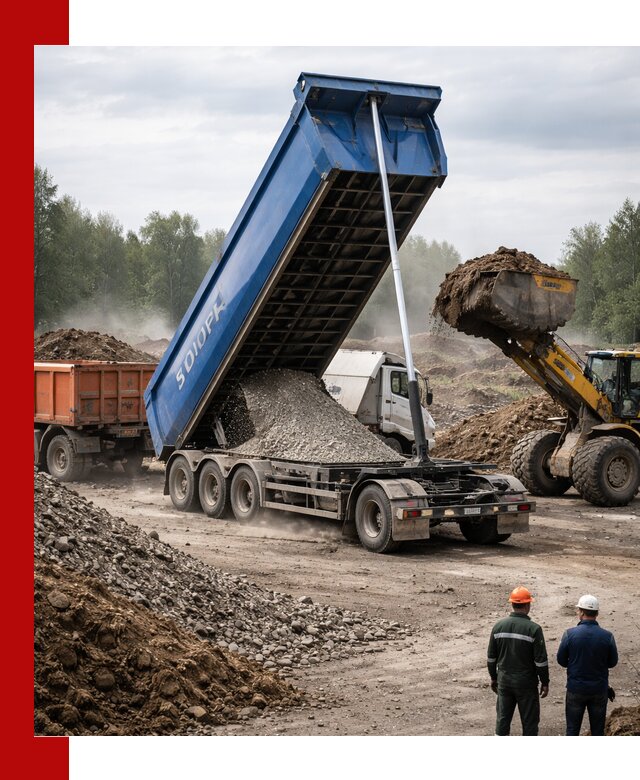 Аренда тонар 40 тонн в Юрге с доставкой материалов