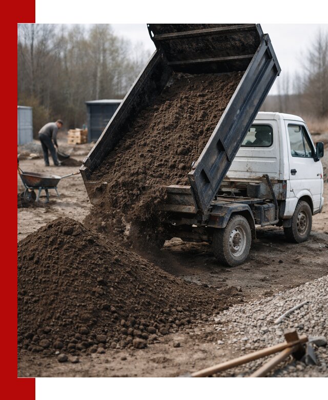 Аренда минисамосвала в Юрге для доставки сыпучих материалов