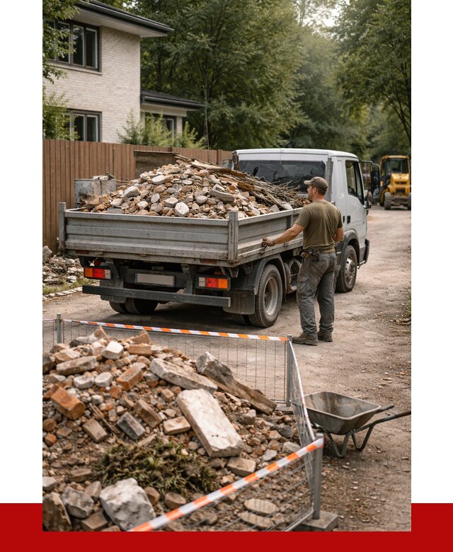 Вывоз строительного мусора с погрузкой в Юрге от 8022 р | ПРОНЕРУДЮрг