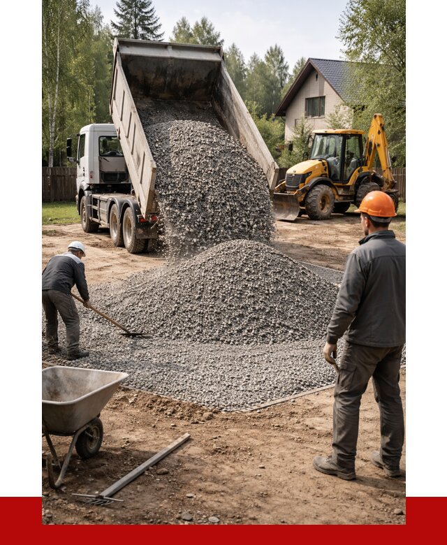 Отсыпка участка щебнем в Юрге от 6952 р. ПРОНЕРУДЮрг