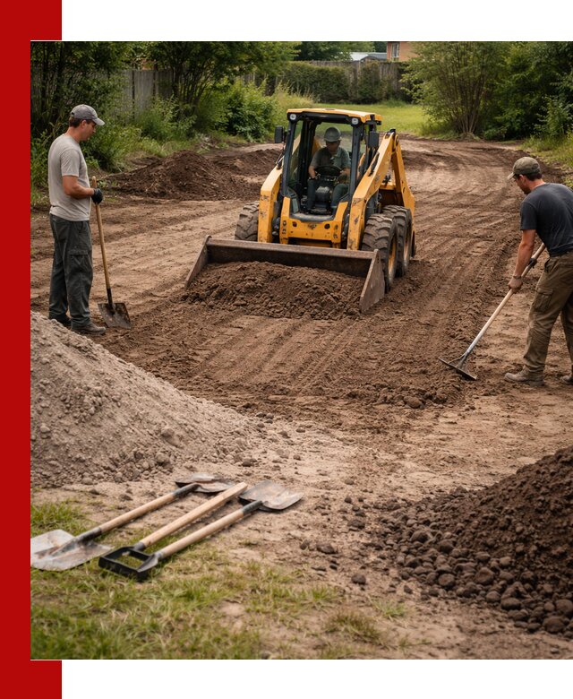 Планировка участка грунтом с вывозом и доставкой в Юрге