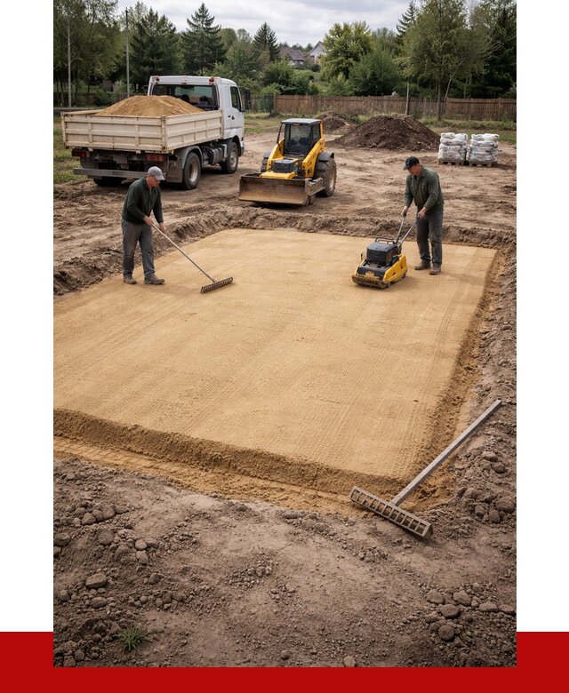 Устройство песчаной подушки в Юрге от 4813 р. ПРОНЕРУДЮрг